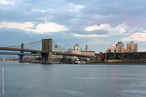 Brooklyn Bridge and East River