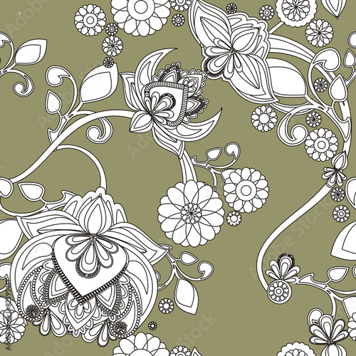 Vintage floral pattern
