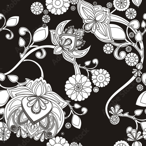 Vintage floral pattern