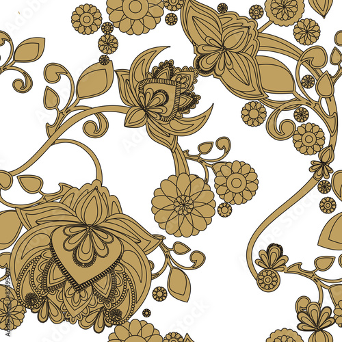 Vintage floral pattern