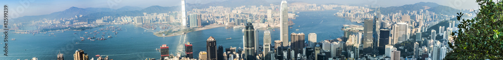Hong Kong view from Victoria Peak Hong Kong view from Victoria Peak