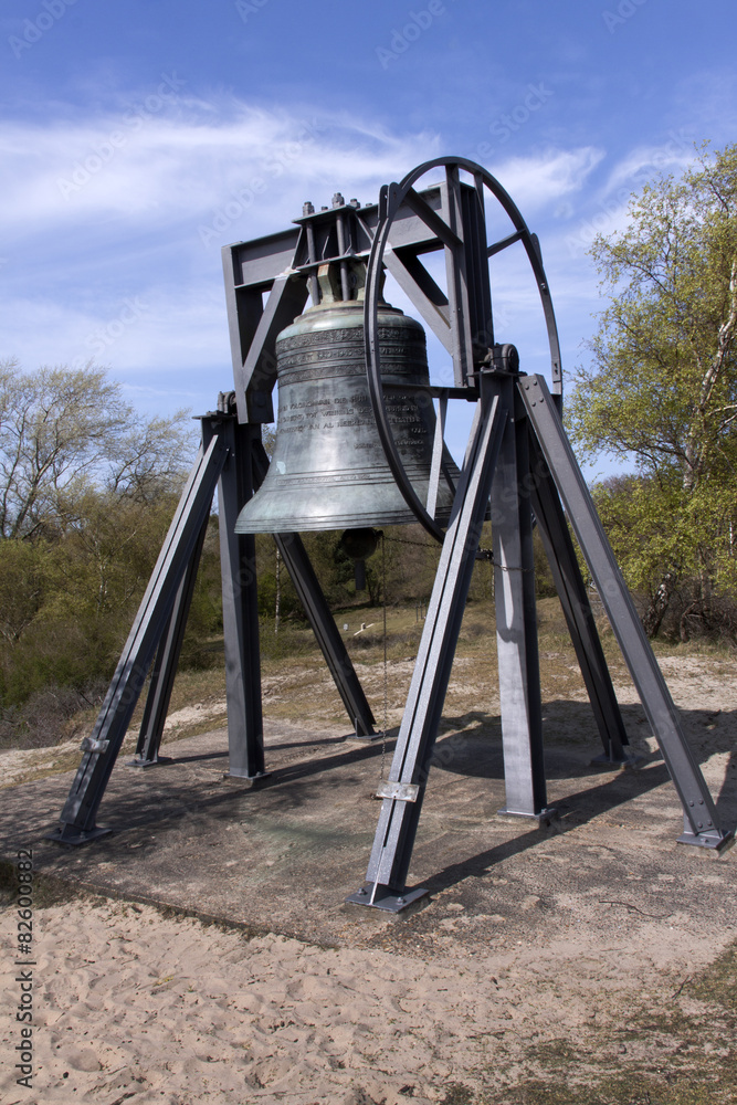 Naklejka premium bourdon bell at the waaldorpervlakte