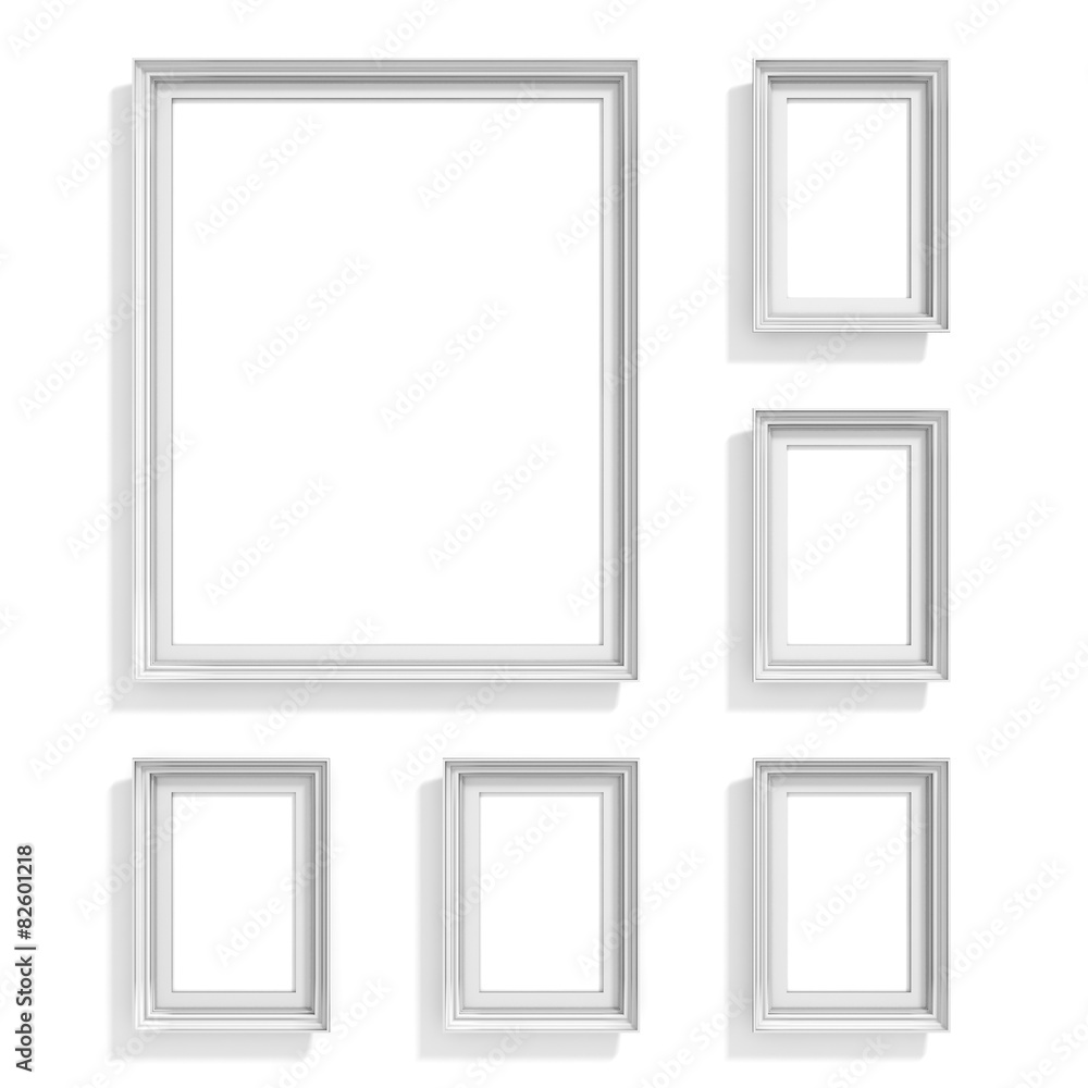 Blank picture frames. Website background template Blank picture frames. Website background template