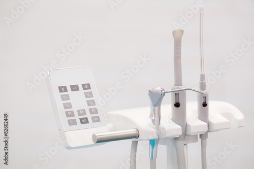 The image of a dental drilling machine