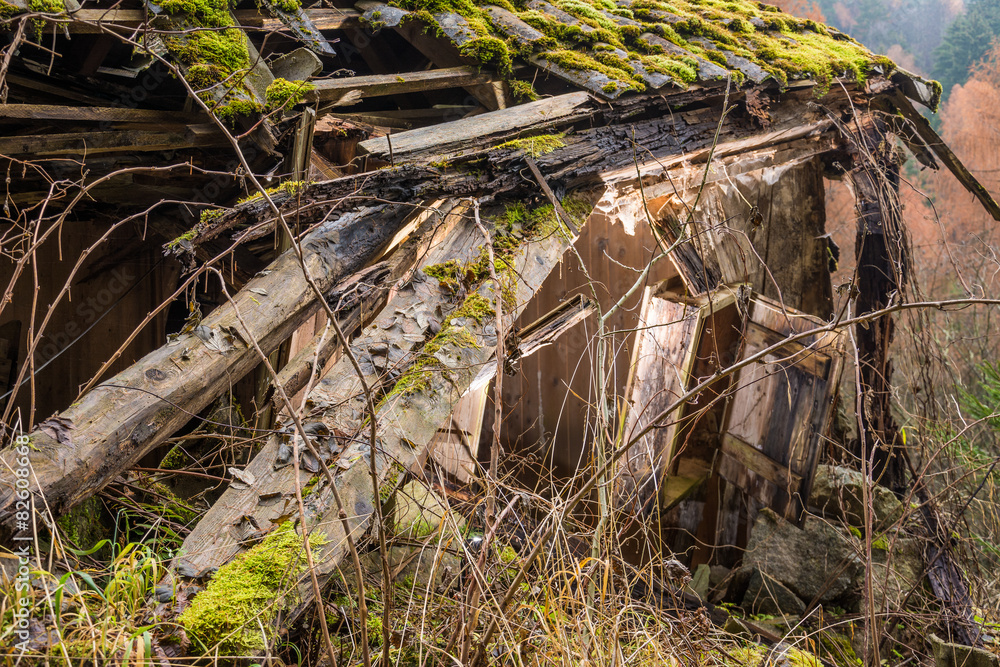 Obraz premium Holzhuette