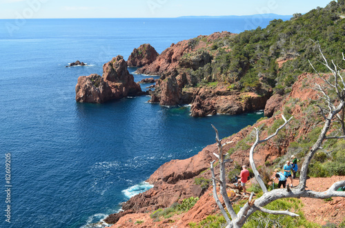 Le Cap Dramont - Massif de l'Estérel  -Méditerranée