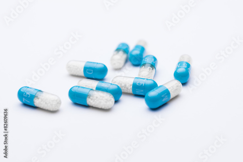 Pills isolated