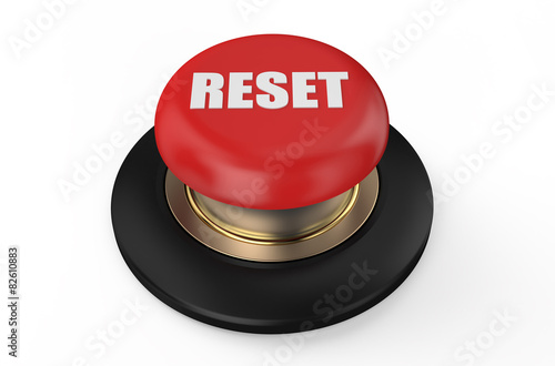 Fotografie reset red button