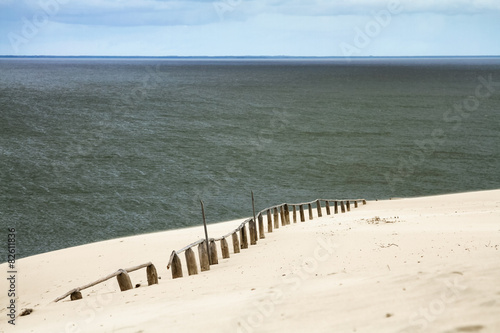 Sand dune in Curonian Gulf