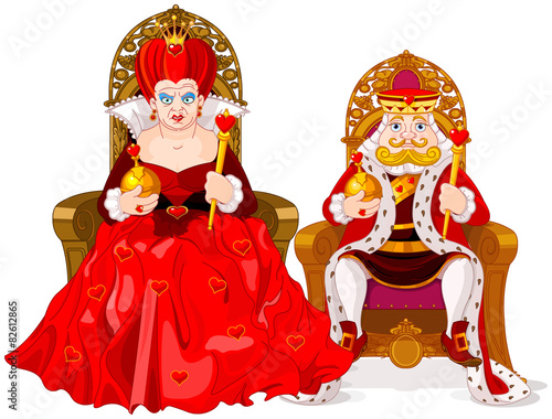 Queen and king