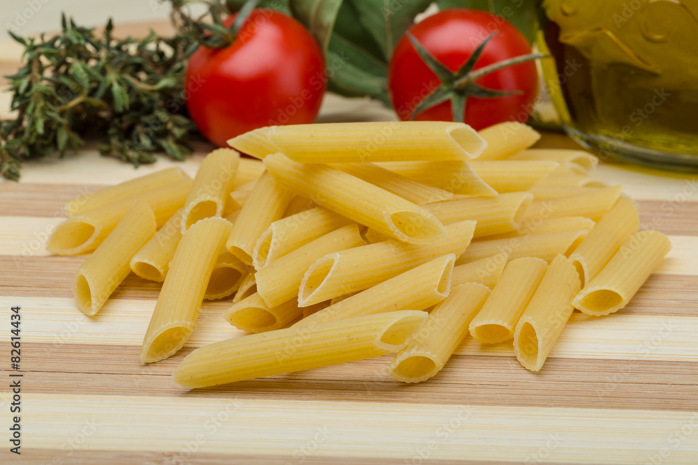 Raw penne