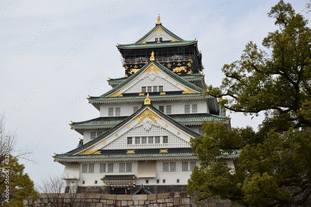 Osaka-jo (Schloss von Osaka) in Japan
