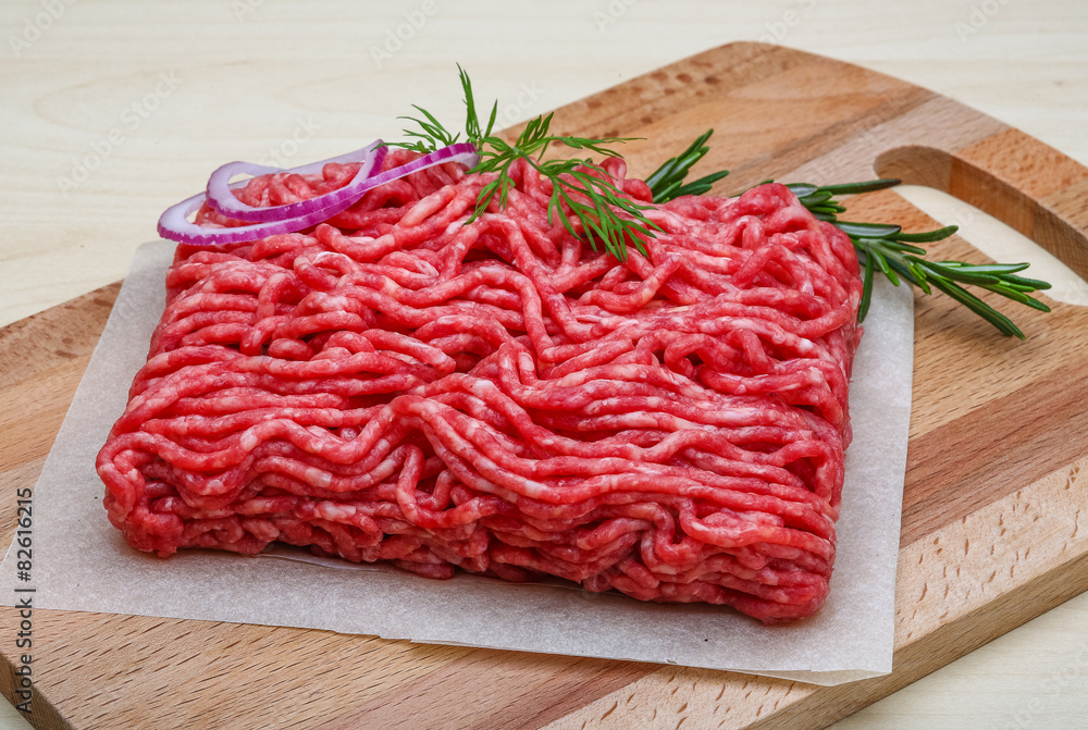 Raw beef minced meat Raw beef minced meat