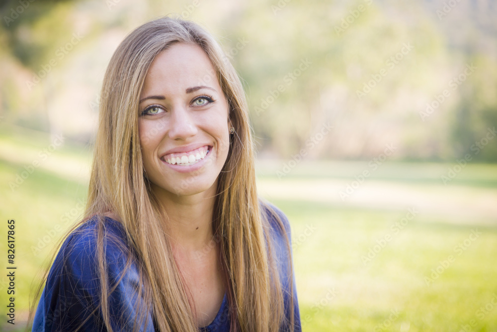 Portrait of a Beautiful Young Woman Portrait of a Beautiful Young Woman