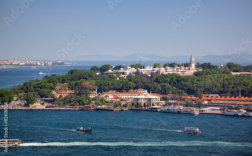 The view from Galata Tower to the Sarayburnu photo