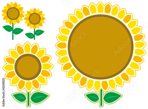 Fototapeta Naklejka Na Ścianę i Meble -  ひまわり