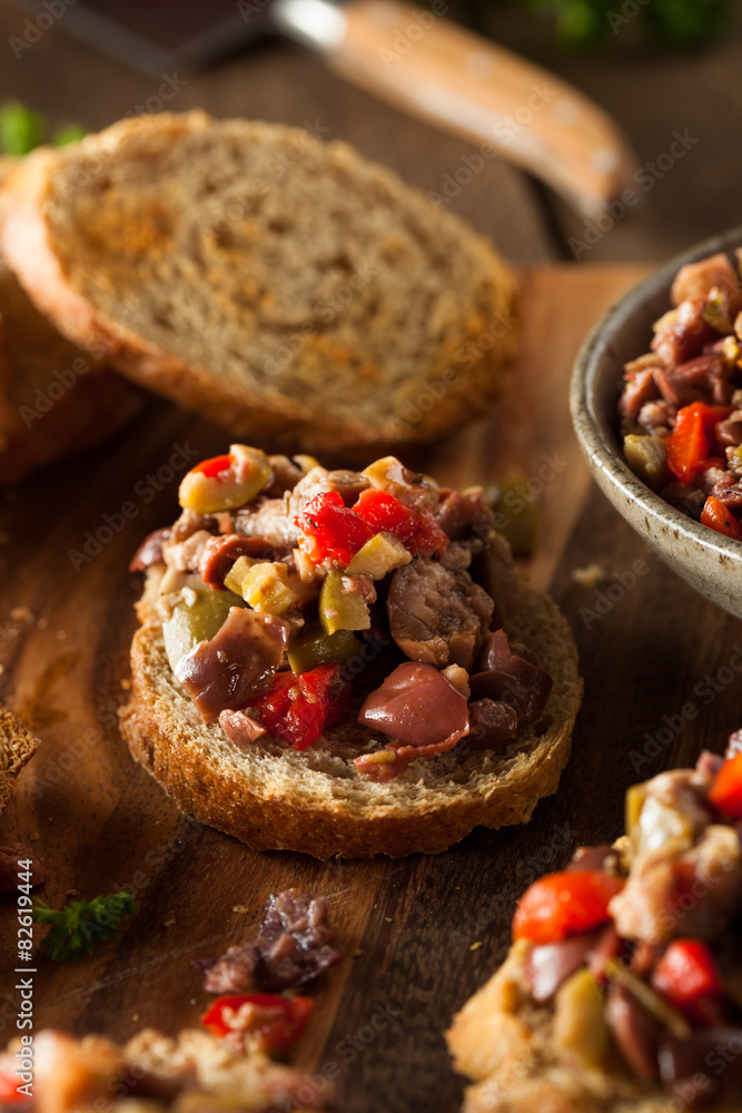 Fototapeta premium Homemade Mixed Olive Tapenade