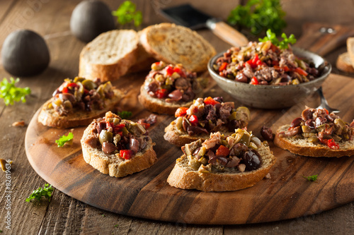 Fotografie Homemade Mixed Olive Tapenade