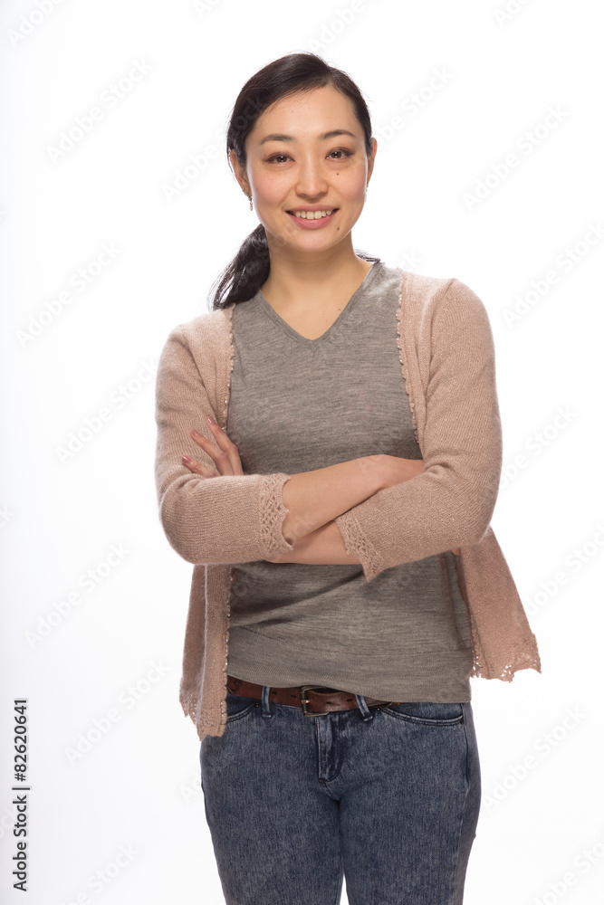 Young Asian woman in studio smile happy face portrait Young Asian woman in studio smile happy face portrait