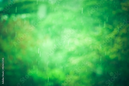 Rainy season background with vintage color tone © auimeesri