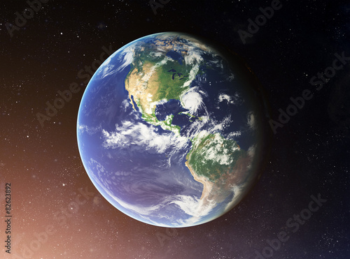 Fototapeta Naklejka Na Ścianę i Meble -  Earth. Elements of this image furnished by NASA