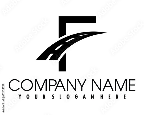 F road logo image vector