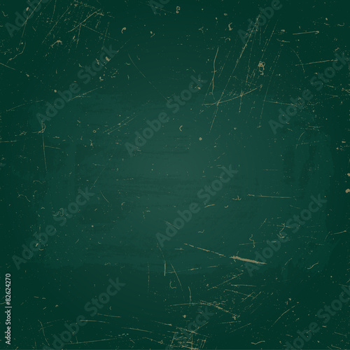 Blackboard texture in vector. Green grunge background.