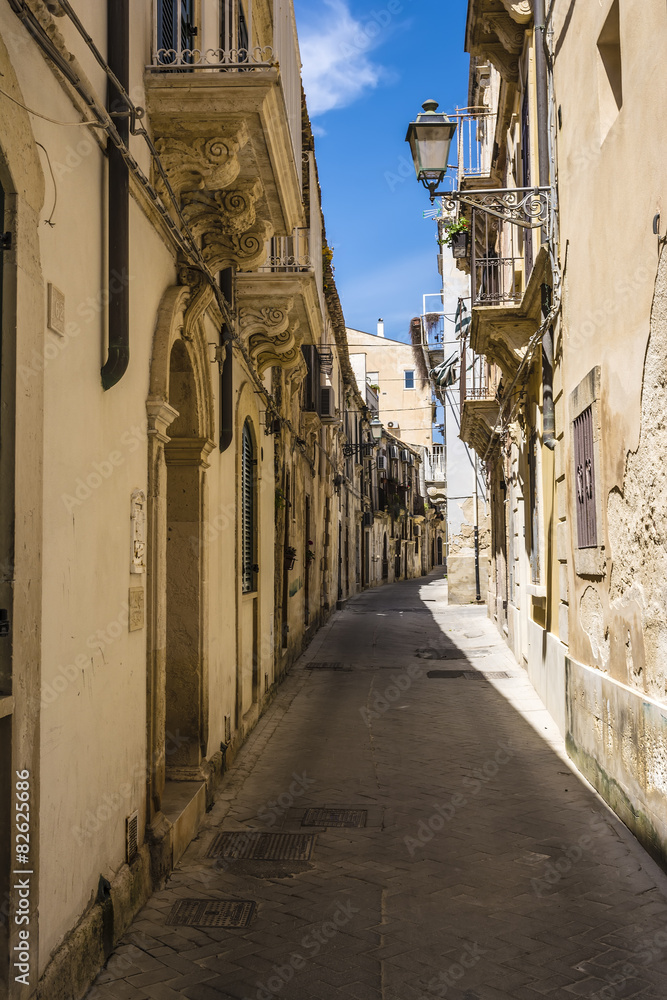 Ortigia Alley, Syracuse, Sicily, Italy