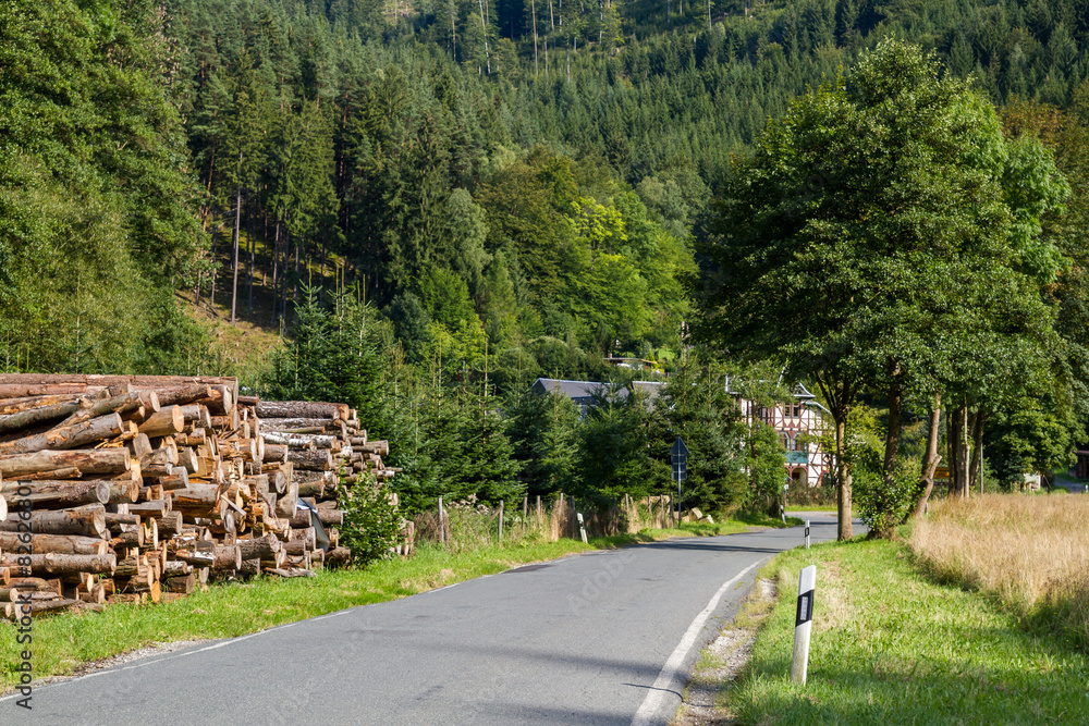 Landstraße StockFoto Adobe Stock