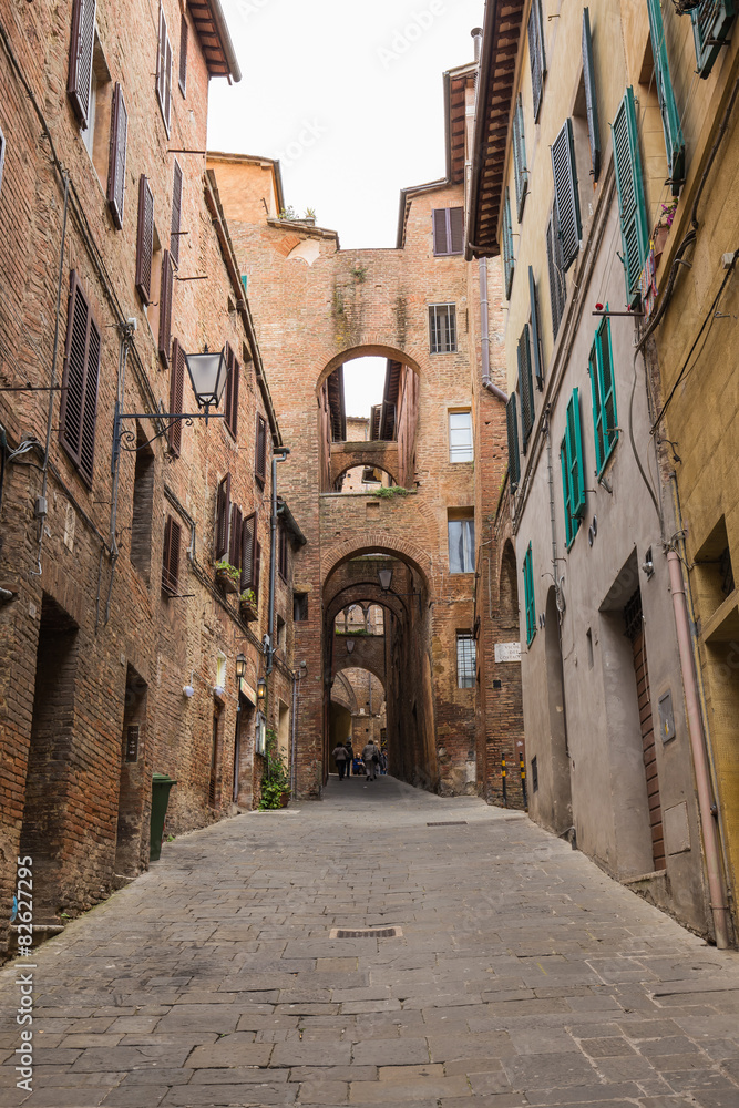 Siena Town in Tuscany, Italy.