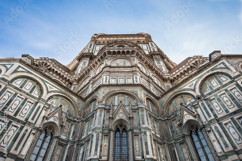 Close up view of Duomo in Florence, Italy