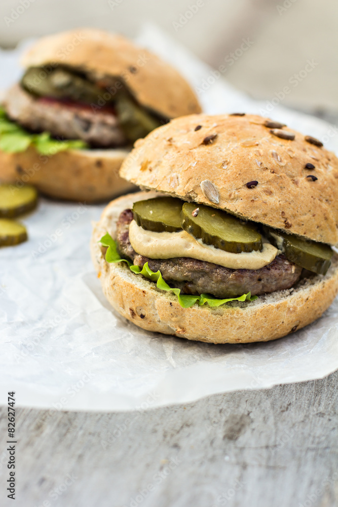 Burger with meat Burger with meat