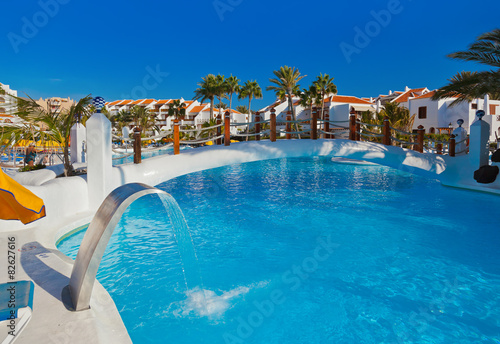 Water pool at Tenerife island