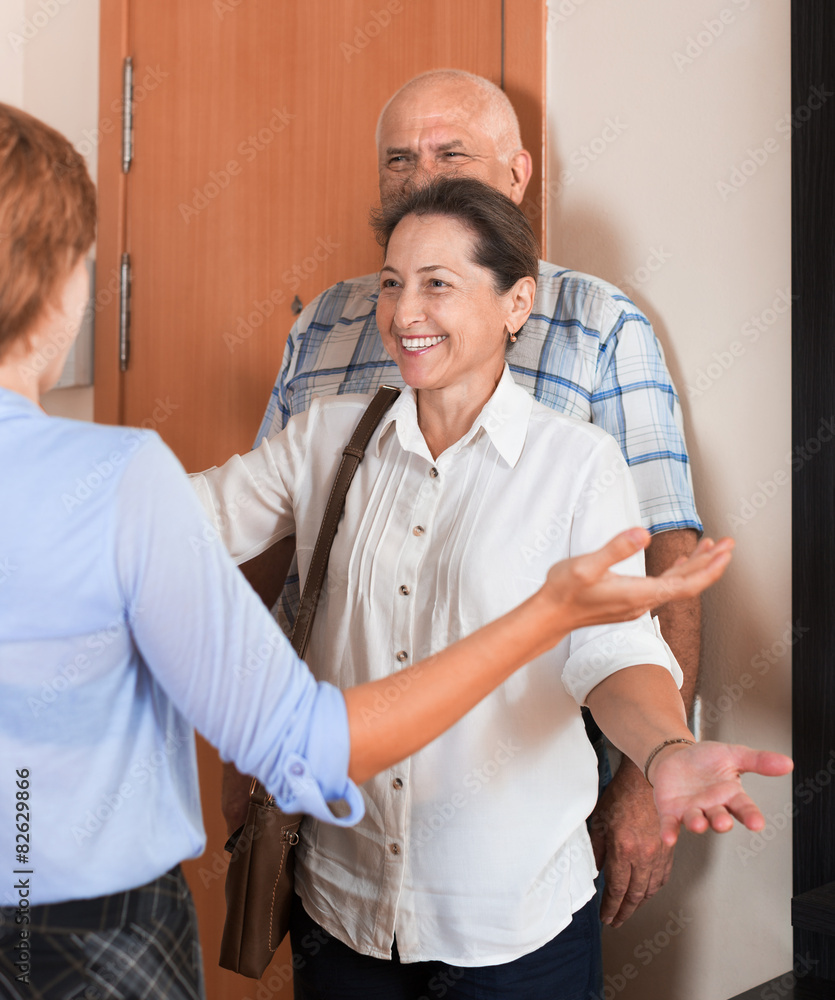 Obraz premium Meeting parents