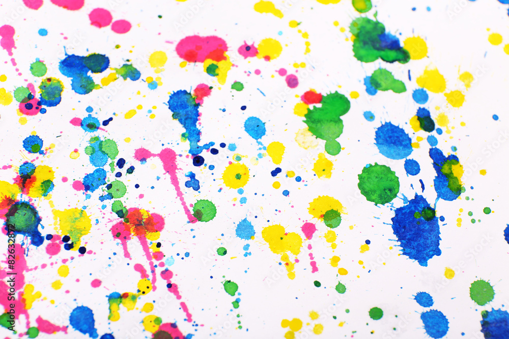 Naklejka premium Kolorowe plamy farby jako tło