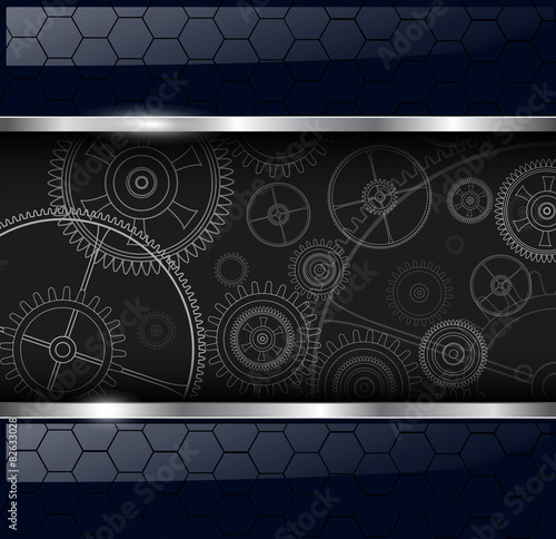 Abstract background with te...