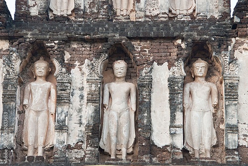 Old stupa in Jamadevi temple, Lamphun Thailand. photo