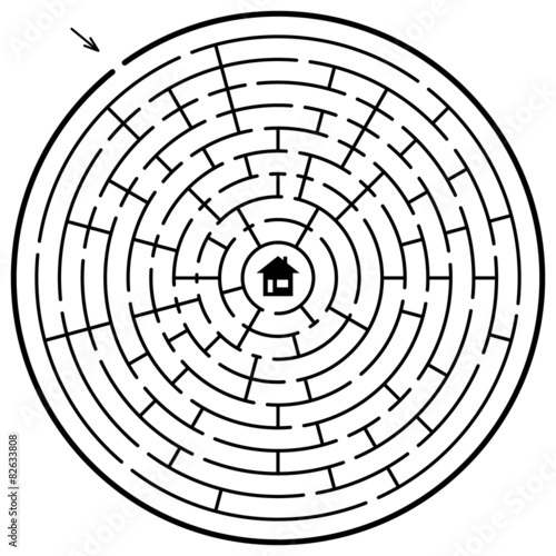 A circle maze