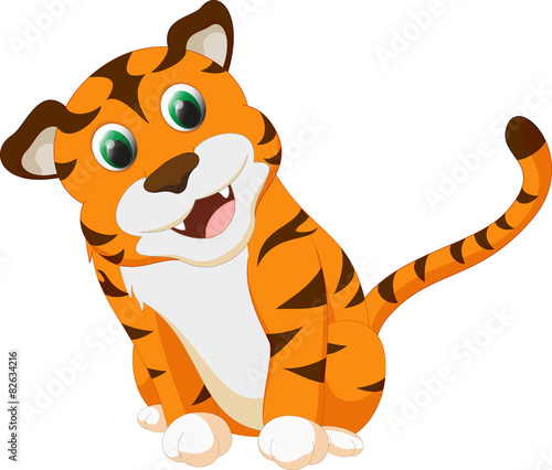 cute tiger cartoon