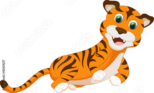 cute tiger cartoon