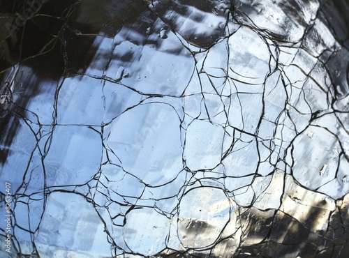 cracked glass