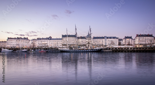 Volier Le Belem au quai de la Fosse, Nantes