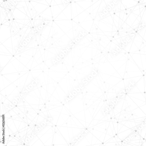 Molecule structure background, seamless pattern. Business