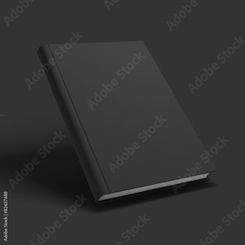 Blank book, textbook, booklet or notebook mockup.