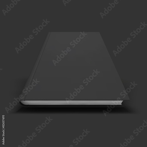 Blank book, textbook, booklet or notebook mockup.