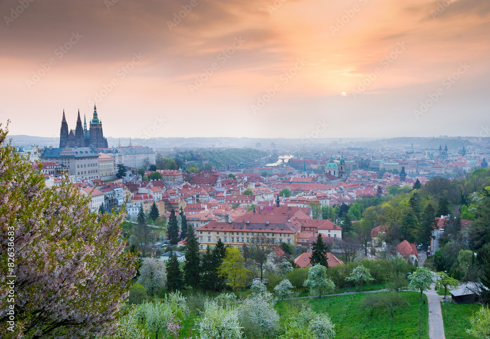 Prague castle, Lesser town, Prague (UNESCO), Czech republic Prague castle, Lesser town, Prague (UNESCO), Czech republic