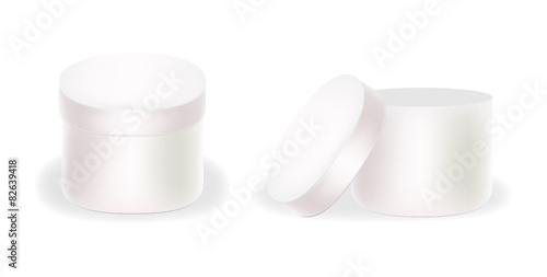 Vector white boxes