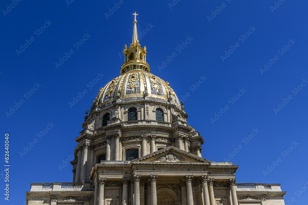 Fototapeta premium Chapel of Saint-Louis-des-Invalides (1679). Paris, France.