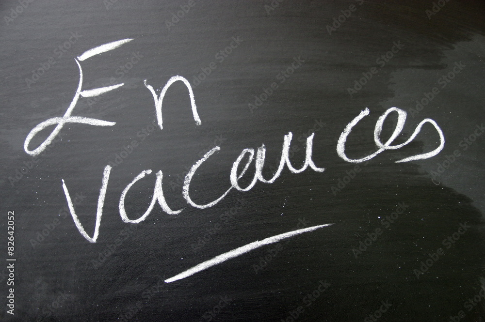 Obraz premium Pense-bête -en vacances 