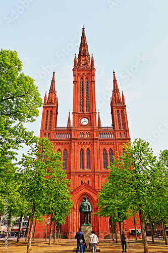 Wiesbaden, die Marktkirche (Mai 2015)